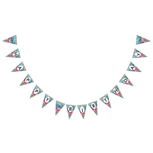 Crayons-Textur Wimpelkette (Alle)