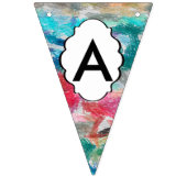 Crayons-Textur Wimpelkette (Dritte Fahne)