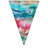 Crayons-Textur Wimpelkette (Erste Fahne)