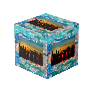 Crayons-Textur Würfel