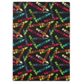 Crayons zurück in die Schule Klemmbrett (Rückseite)