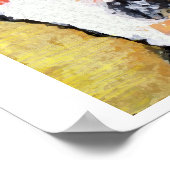 Crazed Calico Art Print Poster (Ecke)