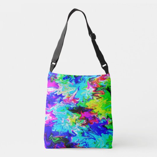 Crazed River....... Tragetaschen Mit Langen Trägern (Rückseite)