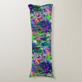 Crazee Squiggly Garden.... Seitenschläferkissen (Vorderseite Vertikal)