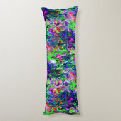 Crazee Squiggly Garden.... Seitenschläferkissen (Rückseite (Vertikal))