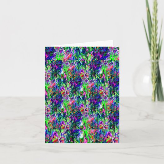 Crazee zitternder Garten... Karte (Vorderseite)