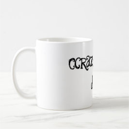 Crazi Cat's Vater Zitat Kaffee Tasse