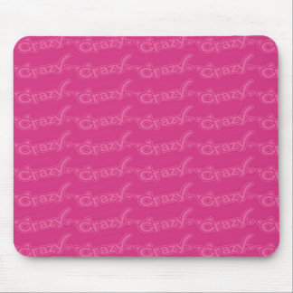 CRAZY マウスパッド タテ 001 PINK MOUSEPAD