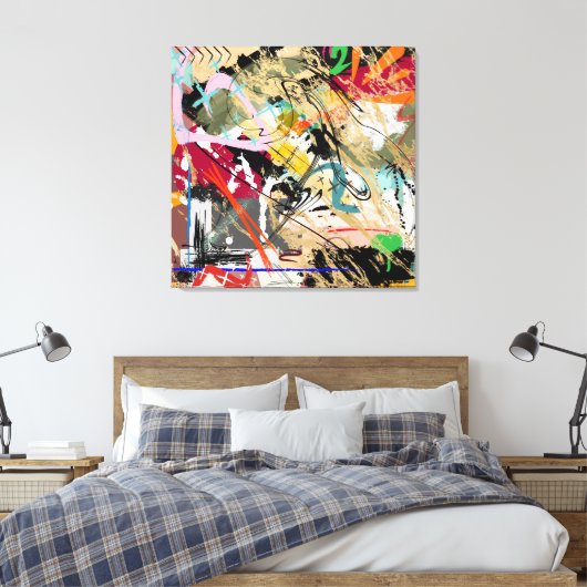 Crazy 2 leinwanddruck (Insitu (Schlafzimmer))