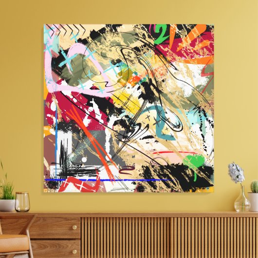 Crazy 2 leinwanddruck (Insitu (Wohnzimmer))