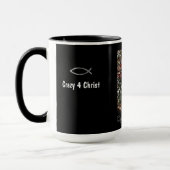 Crazy 4 Christ gotGod316.com Scripture Tasse (Links)