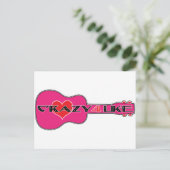 Crazy 4 Uke Postkarte (Stehend Vorderseite)