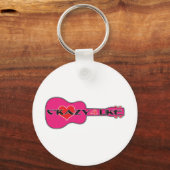 Crazy 4 Uke Schlüsselanhänger (Vorderseite)