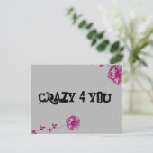 Crazy 4 You! Postkarte (Stehend Vorderseite)