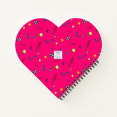 Crazy 80er - Muster Notizblock (Rückseite)