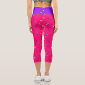 Crazy 80er - MusterLeggings Capri Leggings (Rückseite)