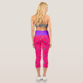 Crazy 80er - MusterLeggings Capri Leggings (Rückseite)