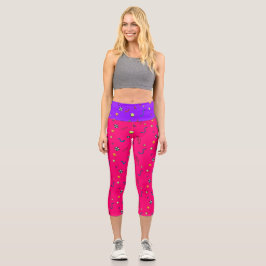 Crazy 80er - MusterLeggings Capri Leggings