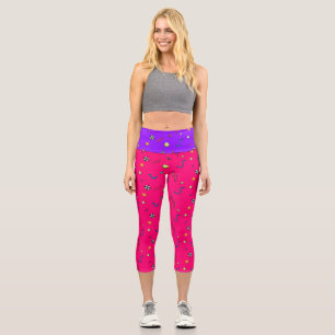 Crazy 80er - MusterLeggings Capri Leggings
