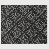 Crazy 911 Operator in Silver Geschenkpapier (Flach)