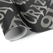 Crazy 911 Operator in Silver Geschenkpapier (Rolleneckpunkt)