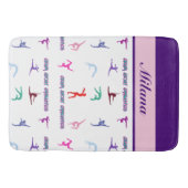 Crazy About Gymnastics Badematte (Vorderseite)