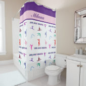 Crazy About Gymnastics Duschvorhang (Beispiel)