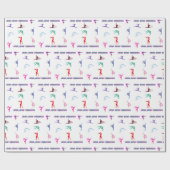 Crazy About Gymnastics Geschenkpapier (Flach)