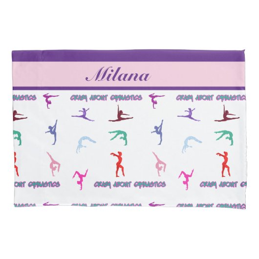 Crazy About Gymnastics Kissenbezug (Vorderseite)