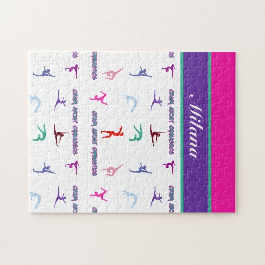 Crazy About Gymnastics Puzzle (Horizontal)