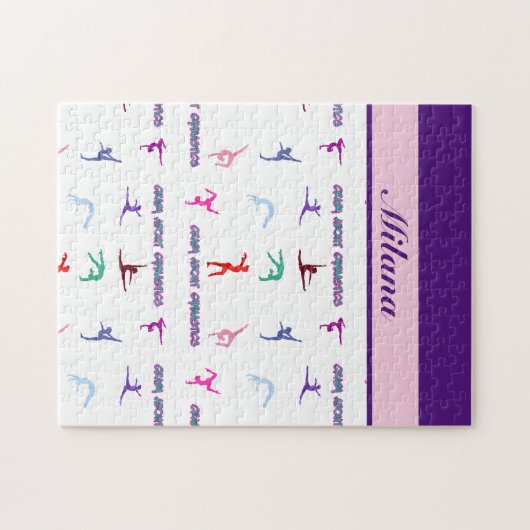 Crazy About Gymnastics Puzzle (Horizontal)
