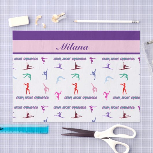 Crazy About Gymnastics Seidenpapier (Handwerk)