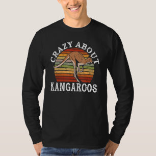 Crazy About Kangaroos Wildlife Animal Australia T-Shirt