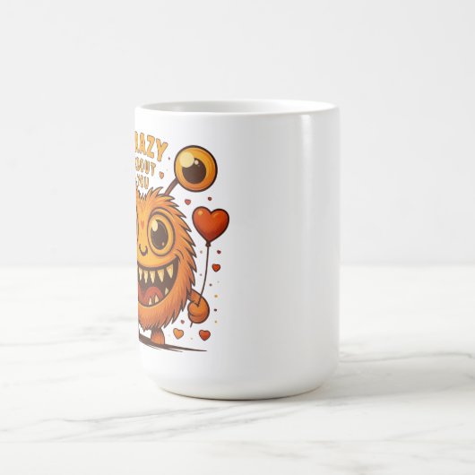 Crazy About You Monster Love Mug Kaffeetasse (Mittel)