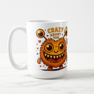 Crazy About You Monster Love Mug Kaffeetasse
