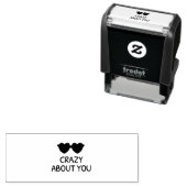 Crazy About You Rubber Stamps & Ink Permastempel (Beispiel)