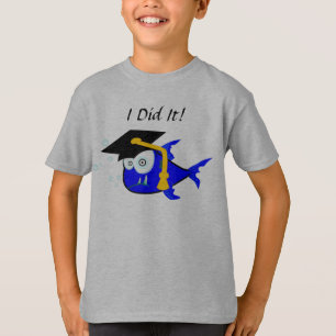 Crazy Abschluss Monster Shark T-Shirt