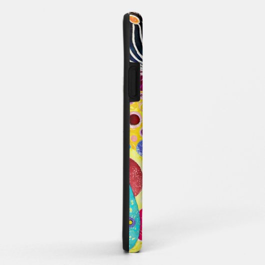 Crazy Abstrakte Coole Katzen Case-Mate iPhone Hülle (Hinten/Rechts)