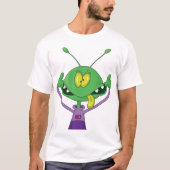 Crazy Alien Mens T - Shirt (Vorderseite)