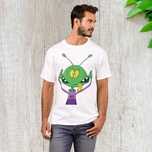 Crazy Alien Mens T - Shirt