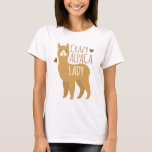 Crazy Alpaca Lady T-Shirt<br><div class="desc">Crazy Alpaca Lady</div>