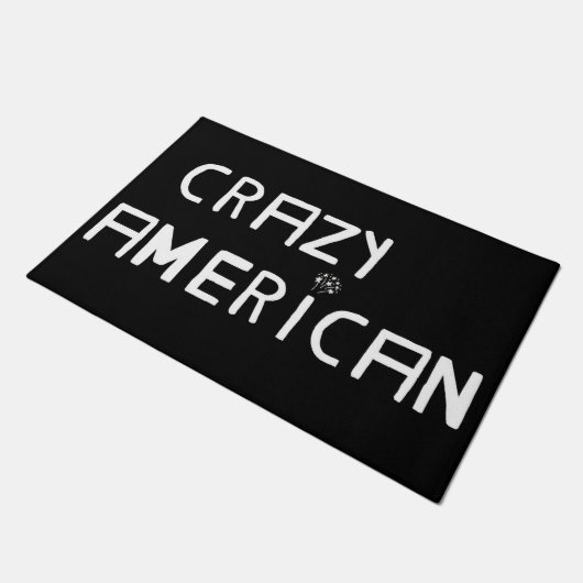 Crazy American DOOR MAT Fußmatte (Schrägansicht)