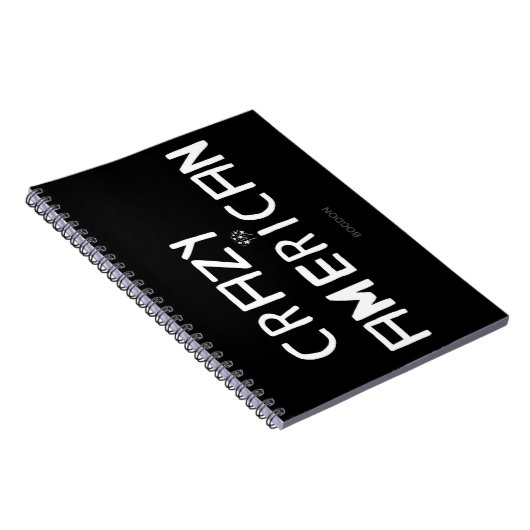 Crazy American School Notebook Notizblock (Rechte Seite)