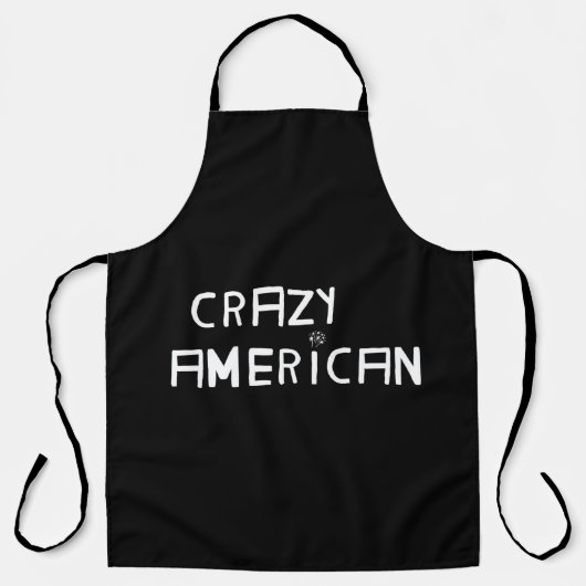 Crazy American Schürze (Vorderseite)