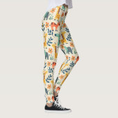 Crazy Animals farbenfrohe Muster Leggings (Rechts)