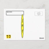 Crazy Antenna Ham Radio Shack QSL Karten (Rückseite)