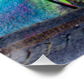 Crazy Art Horror Skull Graffiti Poster (Ecke)