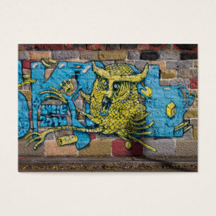 Crazy Art von Fantasie Horned Owl Graffiti