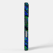 Crazy Artdeco in Funky Rainbow Style Case-Mate iPhone Hülle (Rückseite / Rechts)