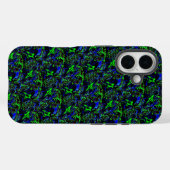 Crazy Artdeco in Funky Rainbow Style Case-Mate iPhone Hülle (Rückseite (Horizontal))